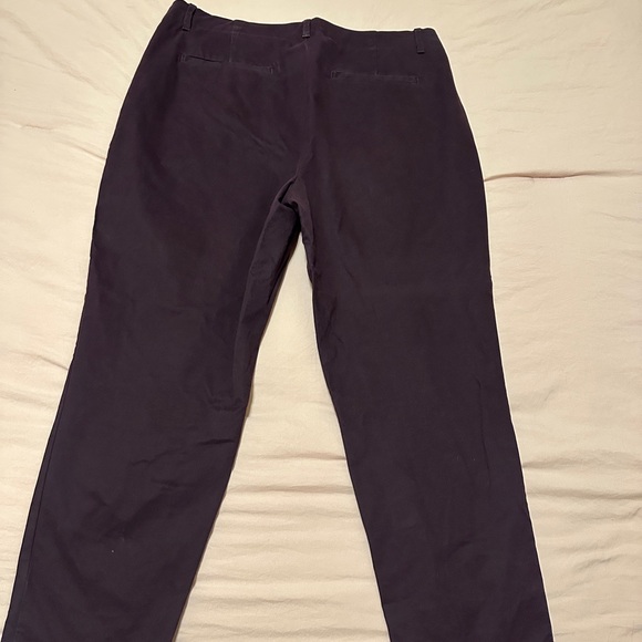 Banana Republic Women's Dark Purple Chinos - Picture 2 of 4
